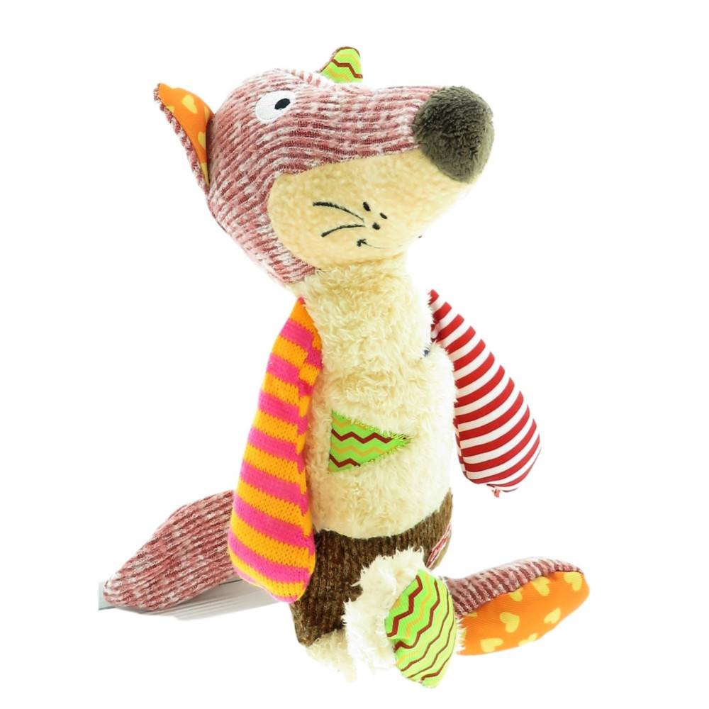 Animallparadise - Peluche renard Vito 32 cm, jouet chien - Image 1