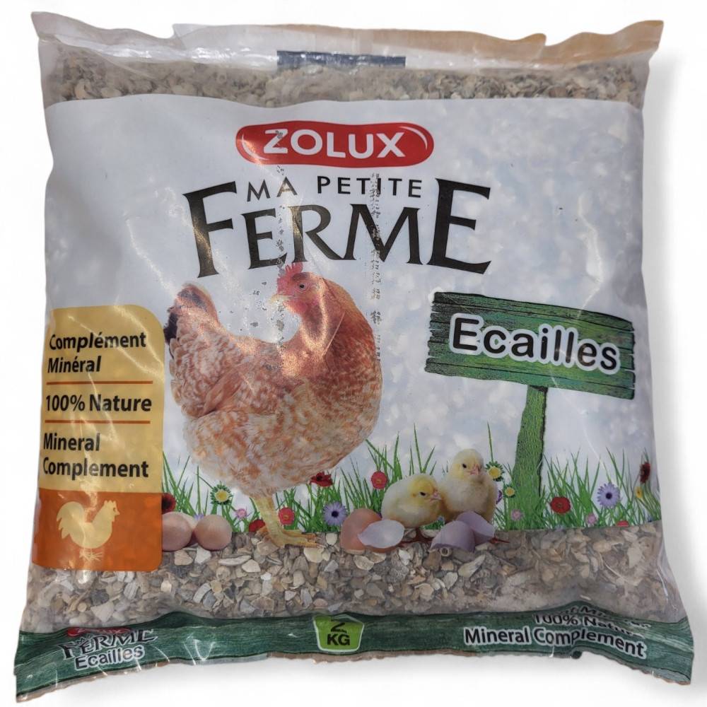 Zolux - Ecailles Complément minéral sac de 2 kg basse cour - Image 4