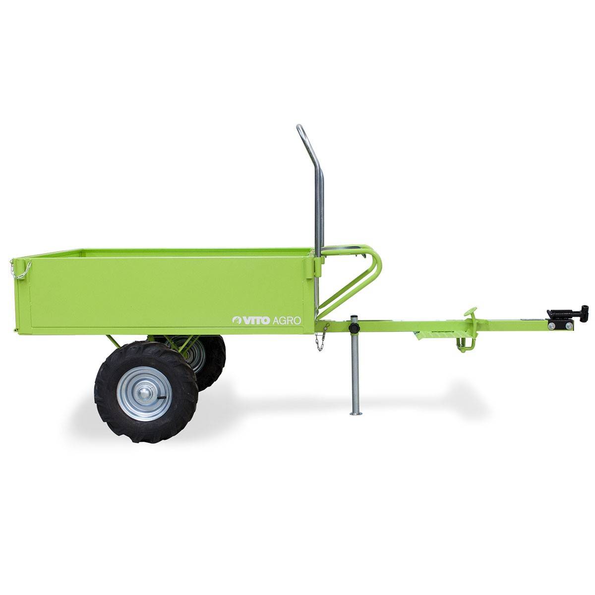 Motoculteur à essence 5200 W 213 cm³ 7CV 4T + Fraise + Remorque 242 x 100 x 127 cm VITO - Image 3