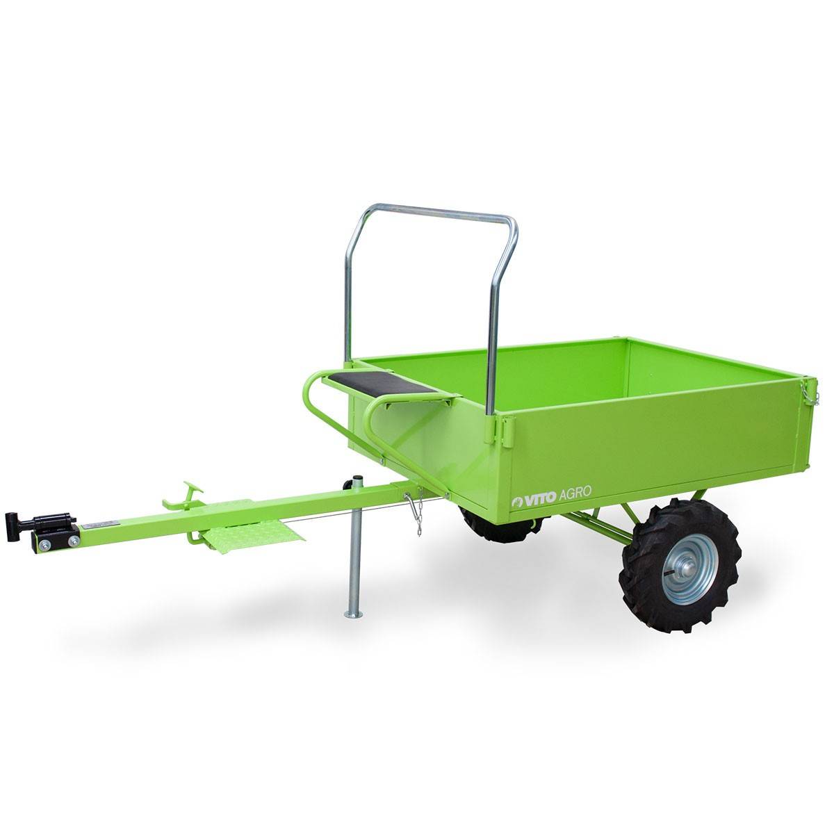 Motoculteur à essence 5200 W 213 cm³ 7CV 4T + Fraise + Remorque 242 x 100 x 127 cm VITO - Image 4