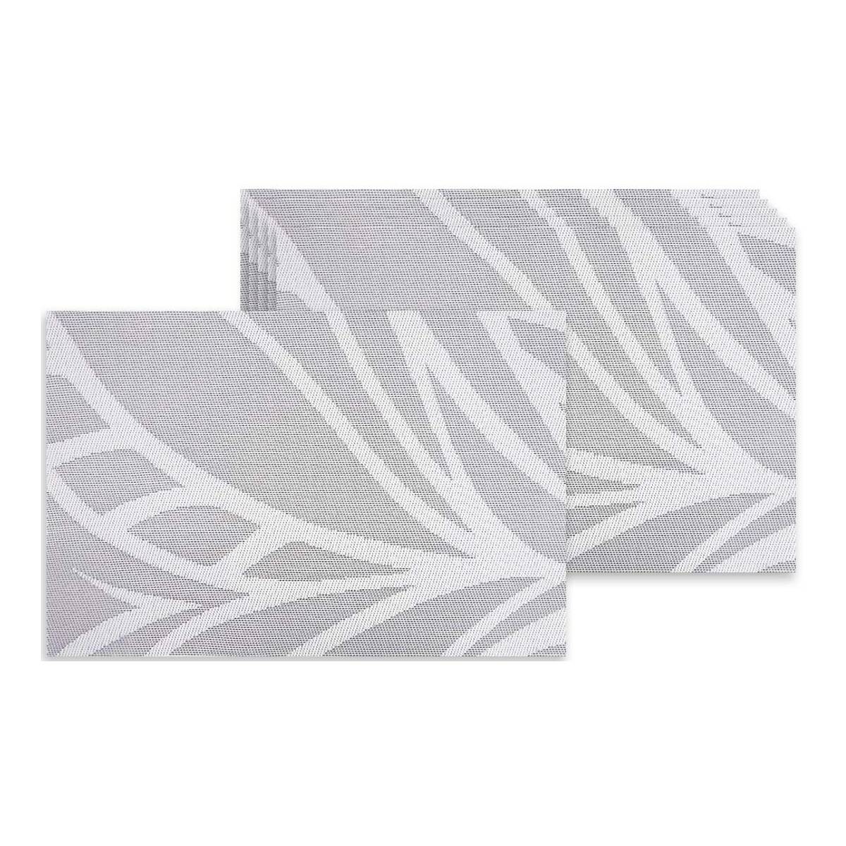Aubry Gaspard - Set de table en vinyle motif branche (Lot de 6) - Image 1