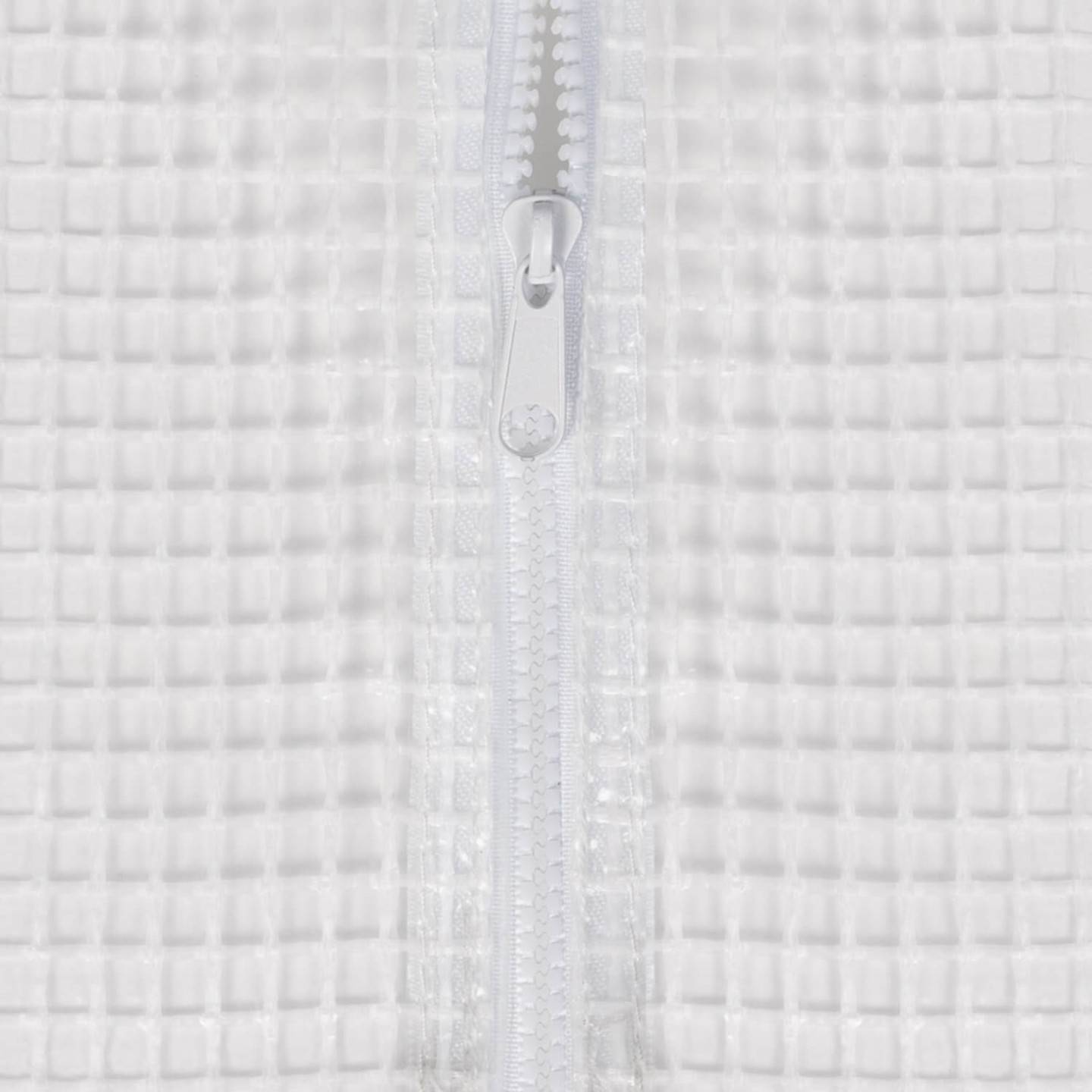 IDMARKET - Bâche de rechange pour serre de jardin tunnel 6m² 3 x 2 x 2 m anti-UV avec porte et fenêtres ROMA blanche toutes saisons - Image 5