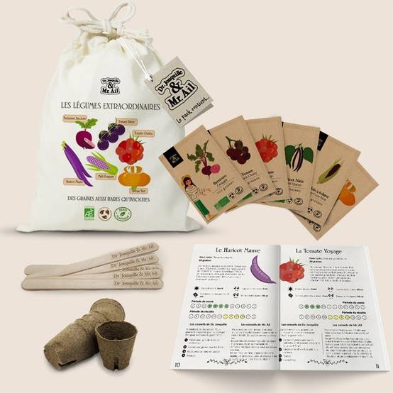 Kit de graines bio - Les légumes extraordinaires - Image 2