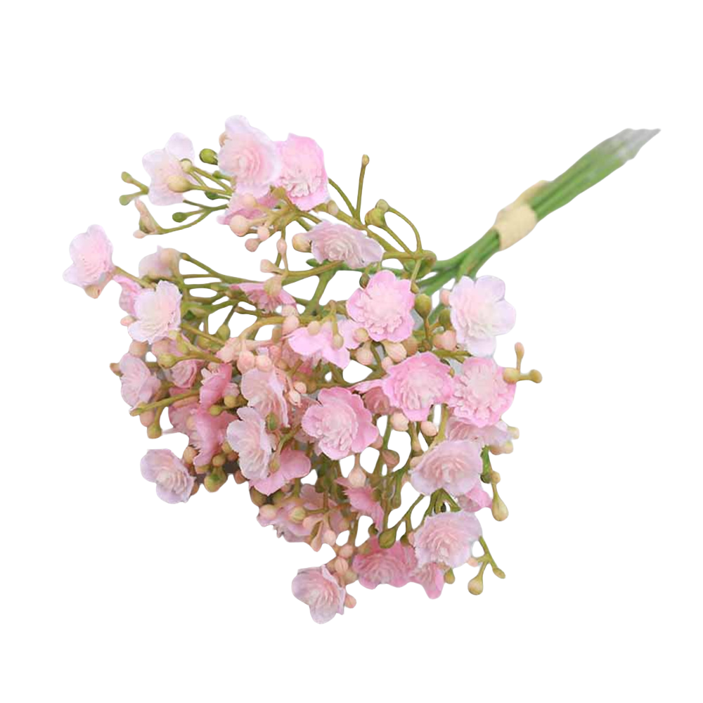 Bouquet de Gypsophile Artificielle Rose - Lot de 12 Tiges - Décoration Élégante Sans Entretien - Lytech - Image 1