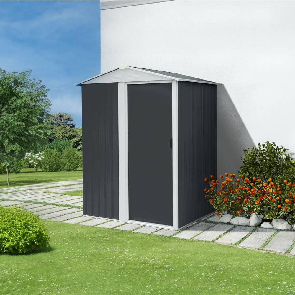 Abri à outils en acier galvanisé HOME DELUXE BOHIO S - 151 x 189 cm - Image 3