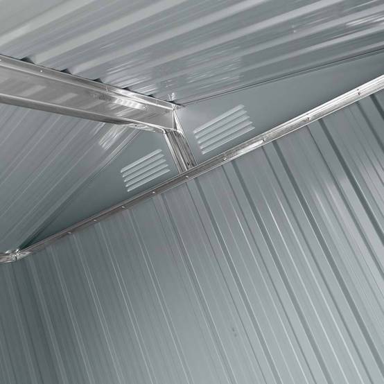 Abri à outils en acier galvanisé HOME DELUXE BOHIO S - 151 x 189 cm - Image 9