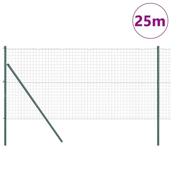 PANGIVO - Clôture acier PVC verte 1 x 25 m, Poids :36.19kg - PANGIVO - Image 3
