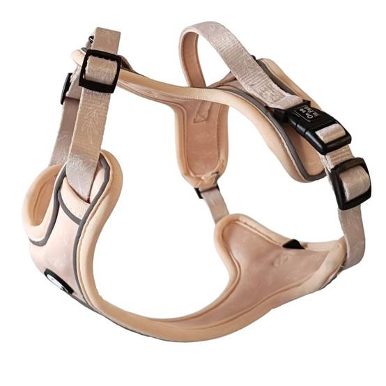 Harnais Premium pour chien confortable – Beige Tropical – On se la Pet - Image 1