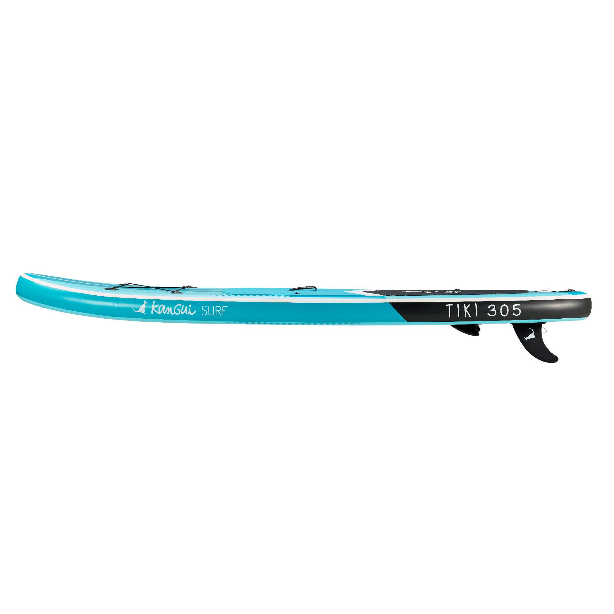Kangui - KANGUI Stand up Paddle 305cm SUP gonflable + pagaie + sac à dos + pompe haute pression + leash + kit de réparation - TIKI - Image 7