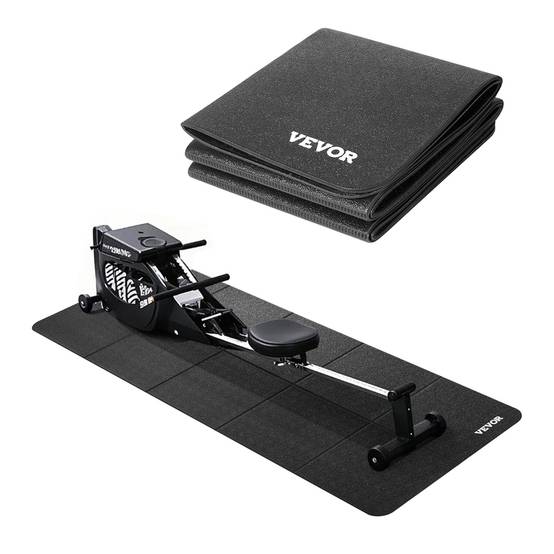 VEVOR Tapis équipement exercice pliable 300x340x6mm, PVC, gym. - Image 1