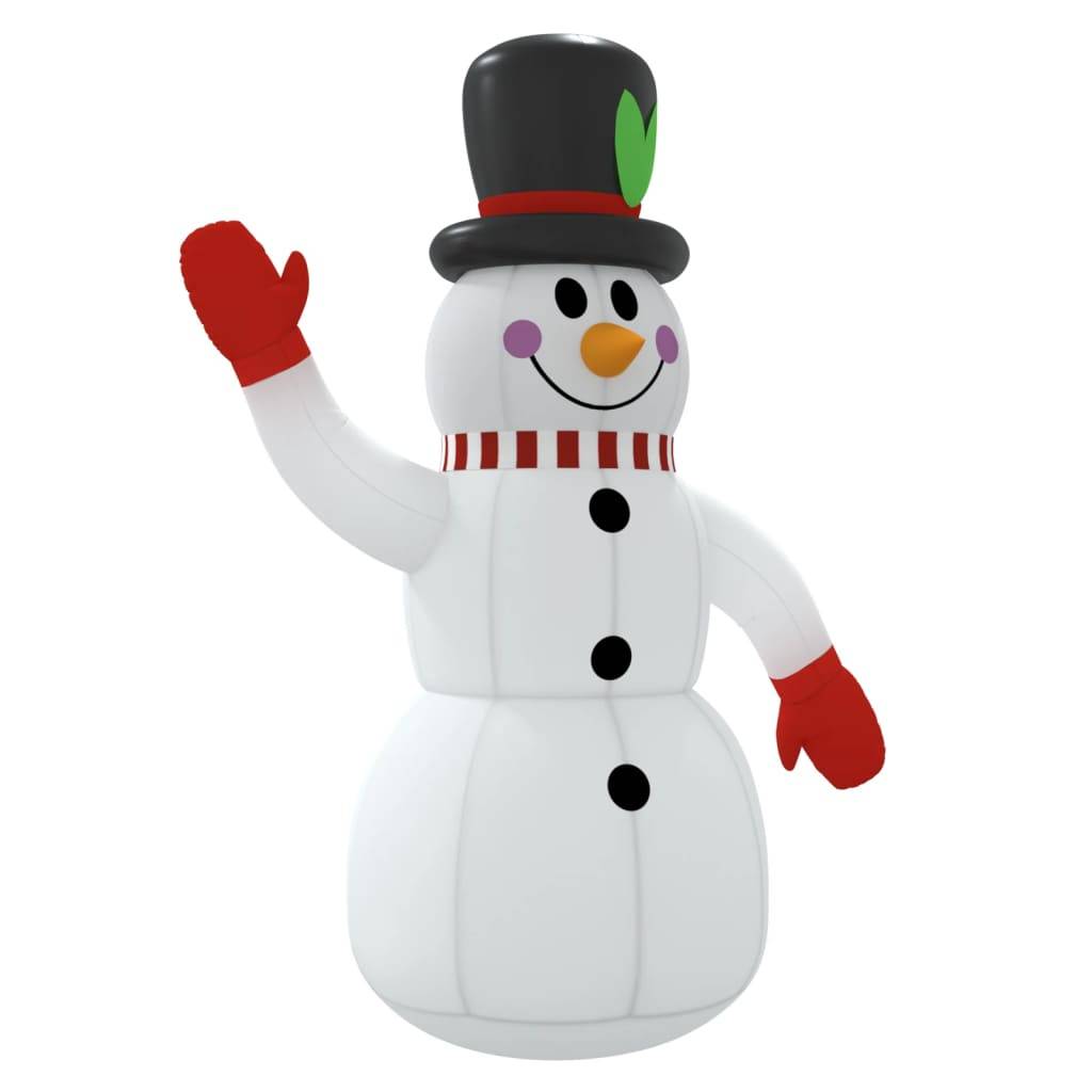 Petit Bonhomme de Neige Gonflable 120cm avec LED pour Décoration de Jardin – ComfortXL Outdoor Living - Image 3