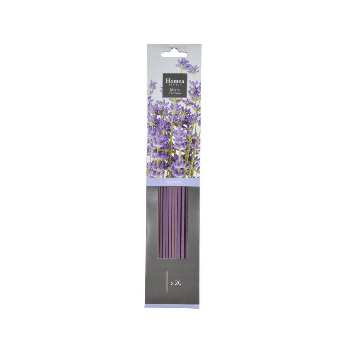 Lot de 20 Bâtons d'Encens "Essentiel II" 25cm Lavande - Image 2