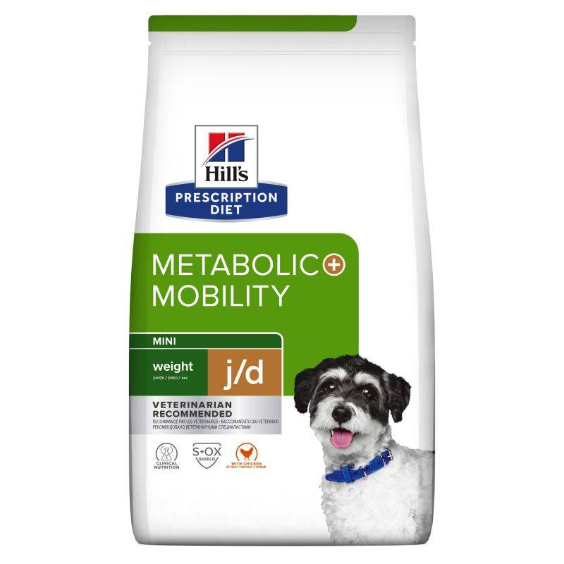 CROQUETTES CHIEN ADULT PRESCRIPTION DIETS J/D MINI METABOLIC + MOBILITY - HILL'S 3 kg - Image 1