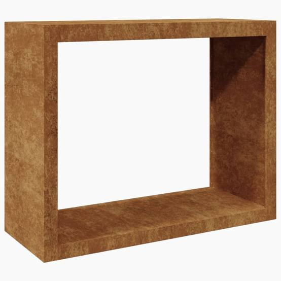 ComfortXL - Range-bûches acier Corten design rouillé pour bois de chauffage 100x80 cm – ComfortXL Outdoor Living - Image 7