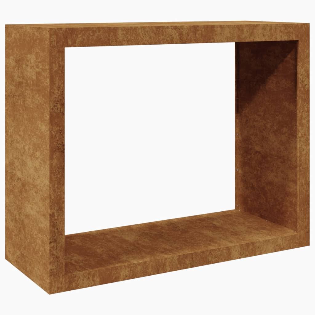 ComfortXL - Range-bûches acier Corten design rouillé pour bois de chauffage 100x80 cm – ComfortXL Outdoor Living - Image 7