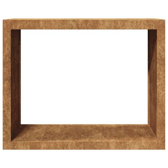 ComfortXL - Range-bûches acier Corten design rouillé pour bois de chauffage 100x80 cm – ComfortXL Outdoor Living - Image 5