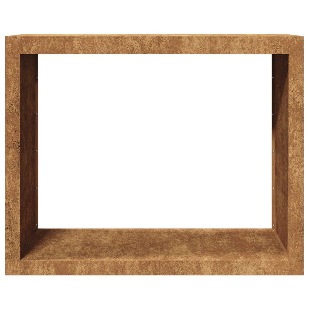 ComfortXL - Range-bûches acier Corten design rouillé pour bois de chauffage 100x80 cm – ComfortXL Outdoor Living - Image 5