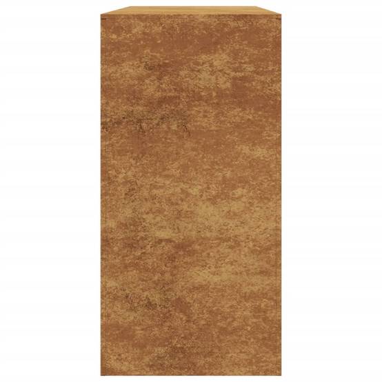 ComfortXL - Range-bûches acier Corten design rouillé pour bois de chauffage 100x80 cm – ComfortXL Outdoor Living - Image 6
