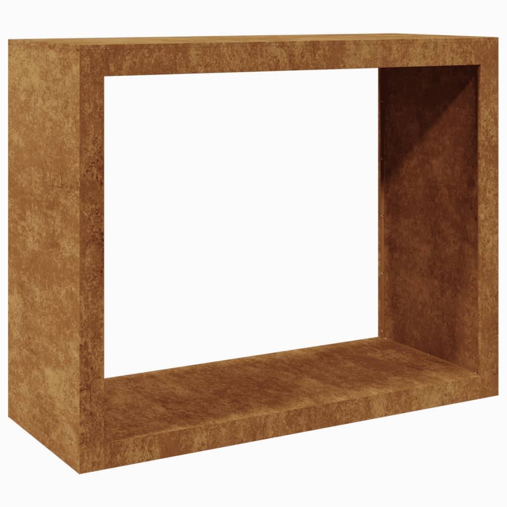 ComfortXL - Range-bûches acier Corten design rouillé pour bois de chauffage 100x80 cm – ComfortXL Outdoor Living - Image 2