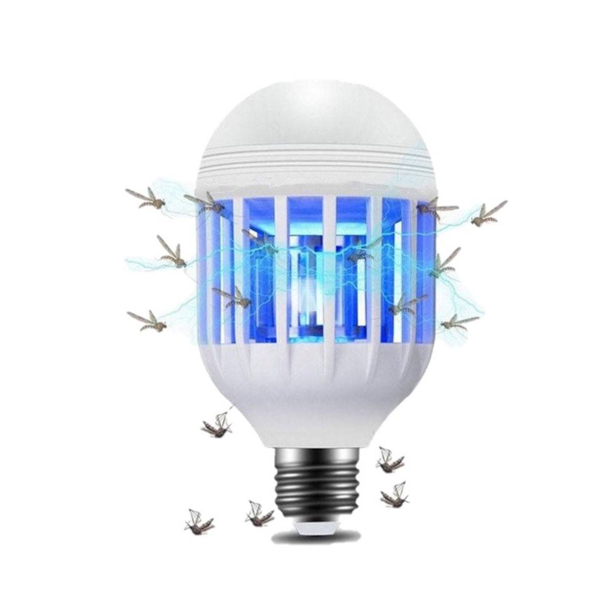 Lampe led anti moustique Insectes volants 2en1 Ampoule LED vissable douille standard E27 GRUNDIG - Image 6