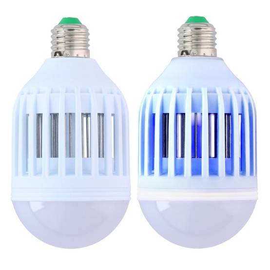 Lampe led anti moustique Insectes volants 2en1 Ampoule LED vissable douille standard E27 GRUNDIG - Image 9