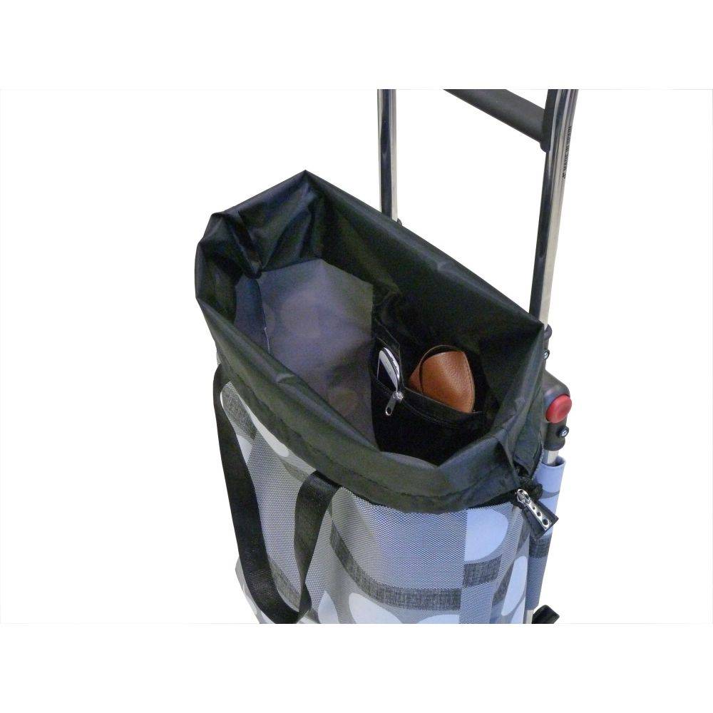 Chariot de marché pliable 2 roues Mini Bag Bleu Céleste Rolser - Image 4