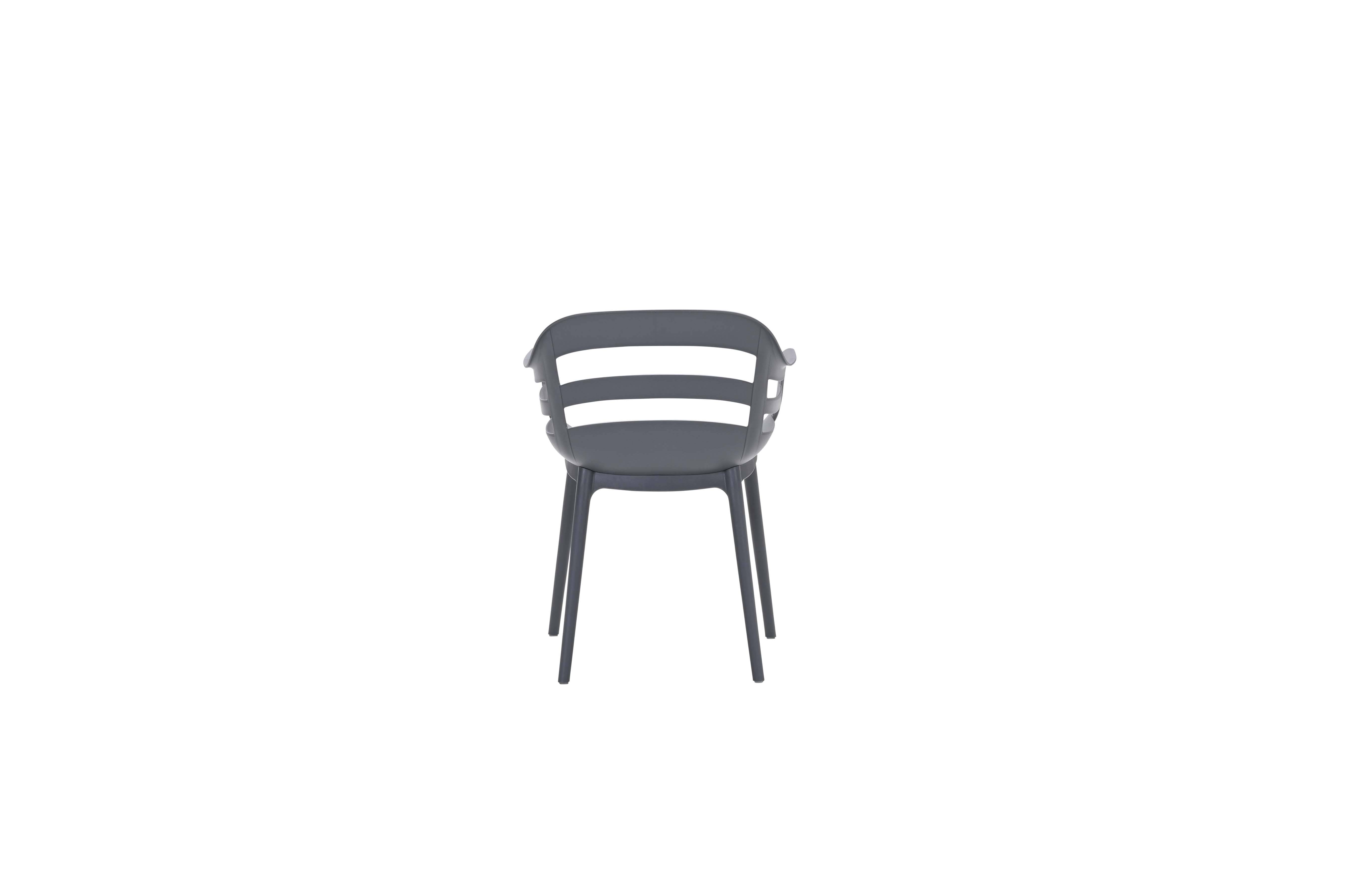 Garden Impressions - Chaise plastique Ceasar - anthracite - Image 4