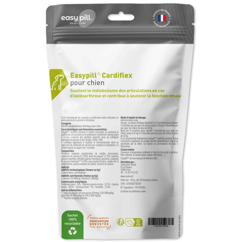 EASYPILL® Cardiflex Chien - Osalia 50*5g bouchées - Image 2