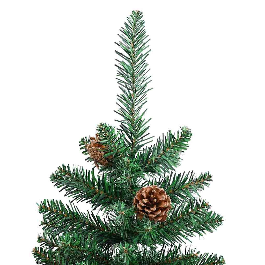 Sapin de Noël Artificiel 150 cm Pré-décoré, Tronc en Bois, 150 LED, Facile à Installer – ComfortXL Outdoor Living - Image 8