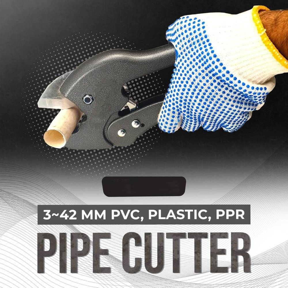 Coupe-tube professionnel 3-42mm - PVC/PPR/vinyle - Aluminium renforcé - Living123 - Image 2