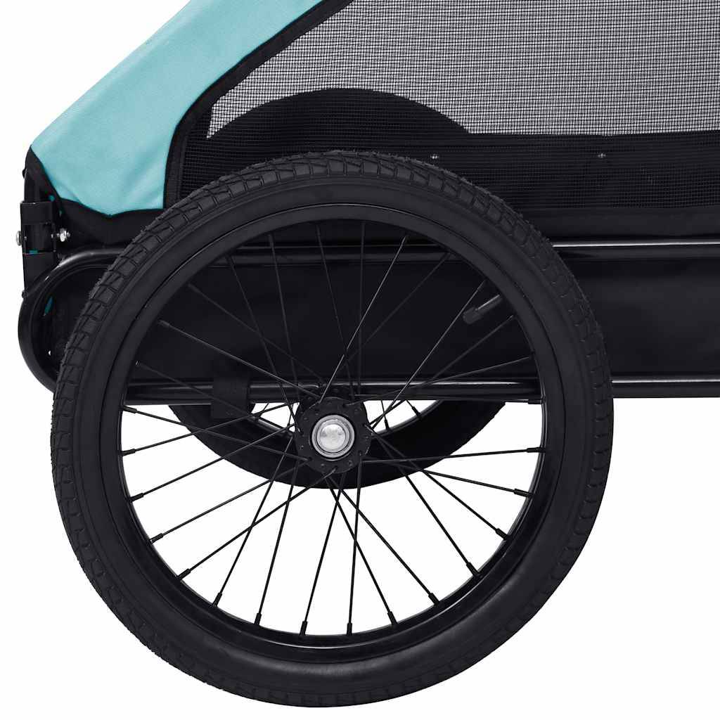 Vidaxl - Remorque de vélo pour animaux de compagnie bleu et noir vidaXL 92595 - Image 7