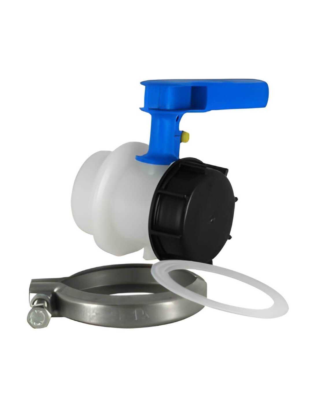 Vanne à piston 2'' - Sortie Mâle S60X6 - Joint PCP - Werit - Image 1