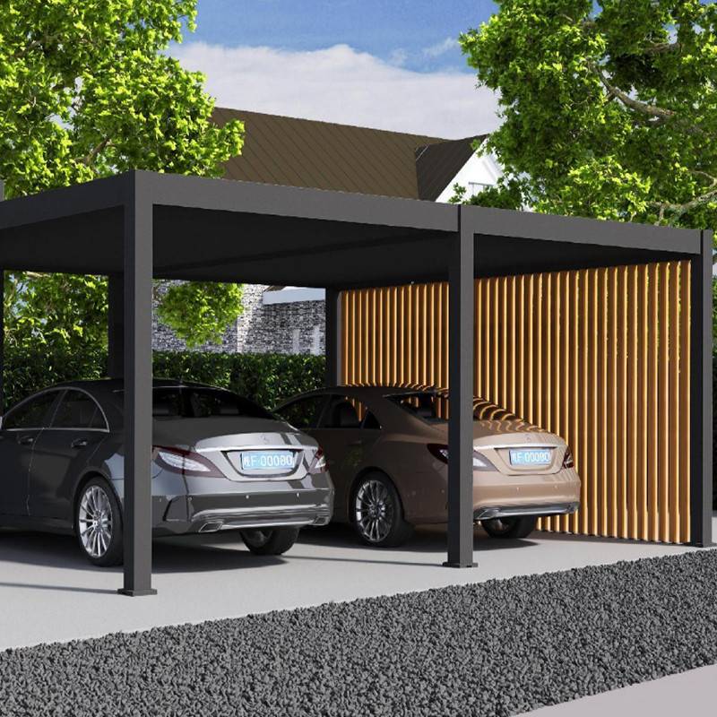 Ombrea - Carport Ombréa (2 véhicules) - 6x5M - Image 1