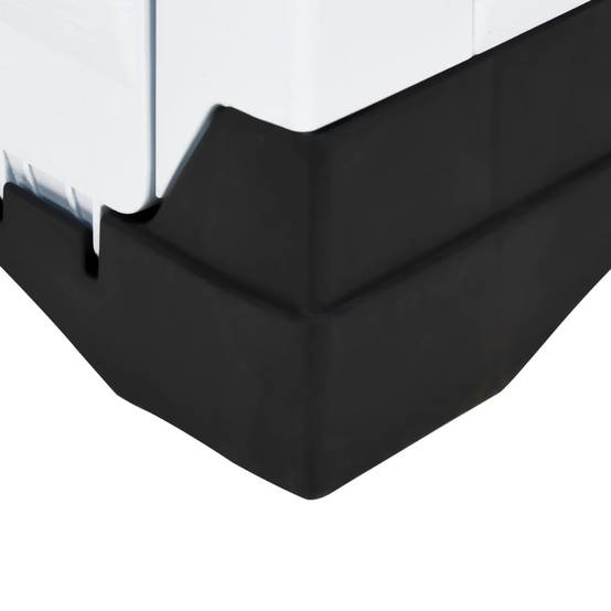 Grande niche pour chien polypropylène plancher surélevé Gris 90.5x68cm – ComfortXL Pet Living - Image 5