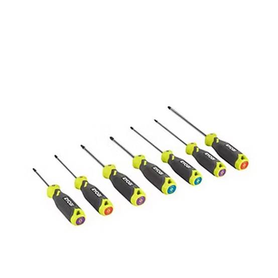 Lot de 7 tournevis Torx à tête magnétique RYOBI RHSDS7PC Ryobi - Image 1