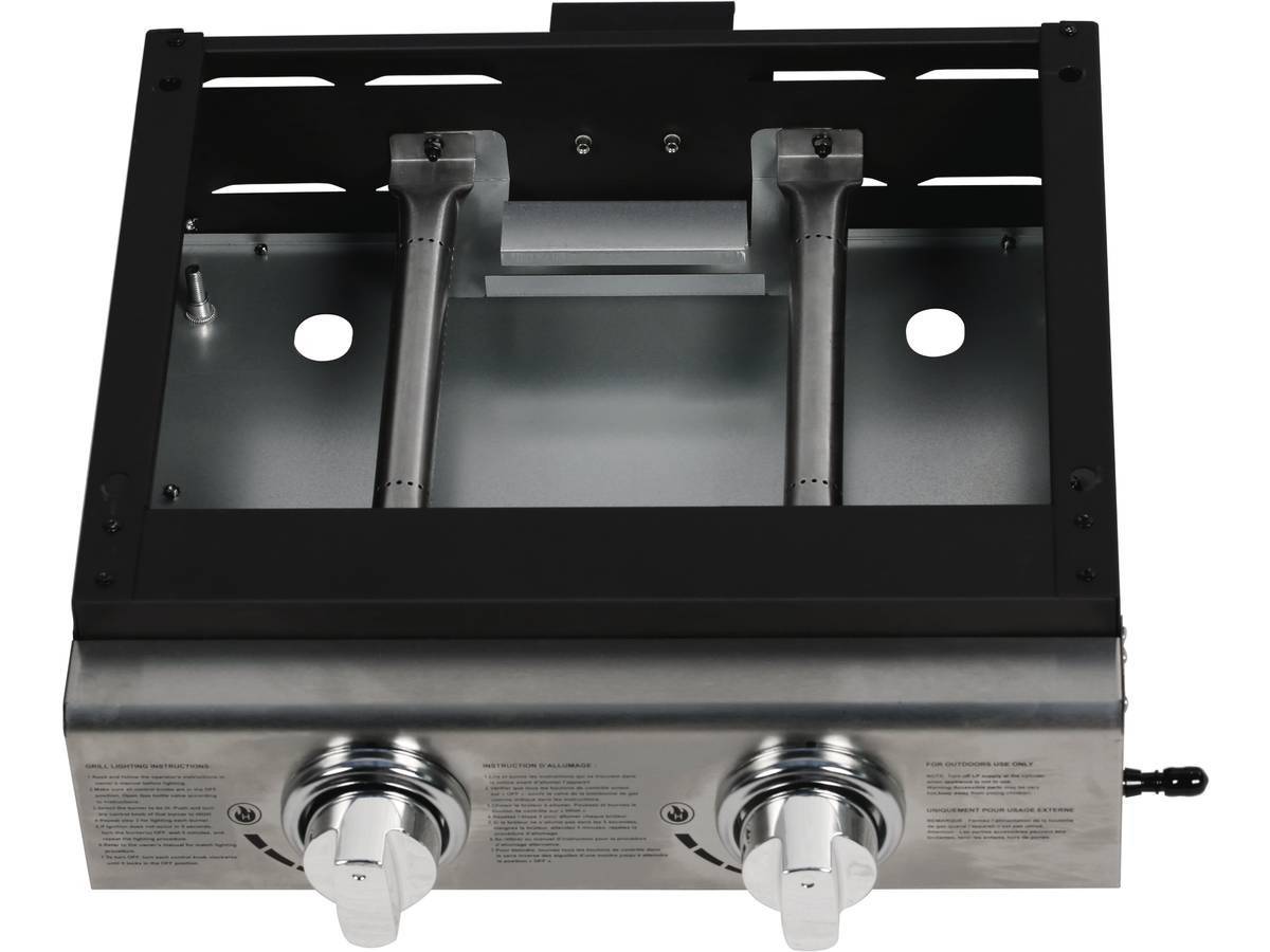 Plancha "presto 2" - 2 Brûleurs - 5 Kw - Gris -habitat Et Jardin - Image 3