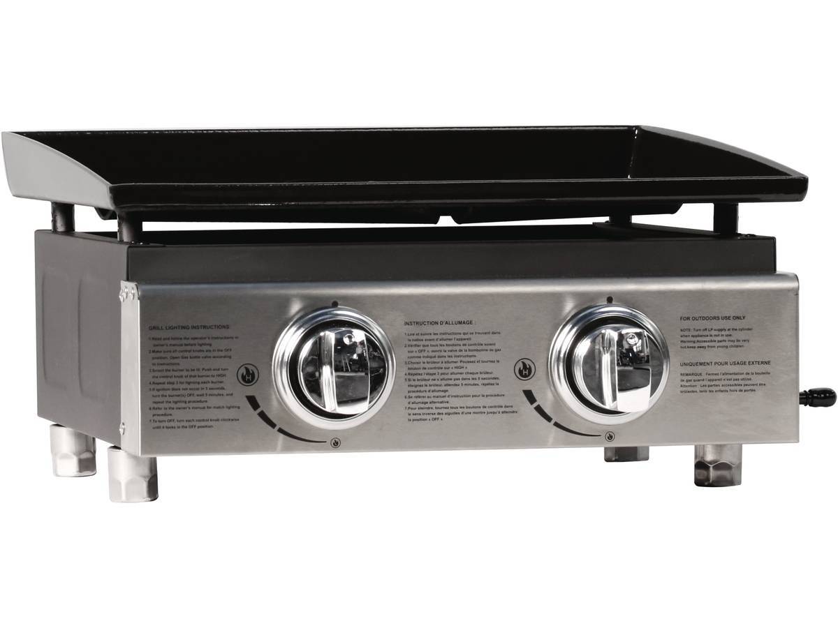 Plancha "presto 2" - 2 Brûleurs - 5 Kw - Gris -habitat Et Jardin - Image 1