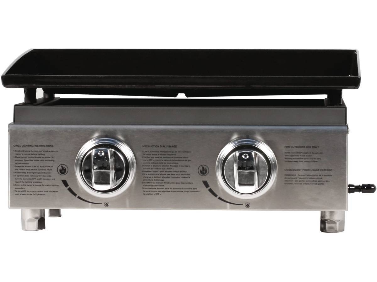 Plancha "presto 2" - 2 Brûleurs - 5 Kw - Gris -habitat Et Jardin - Image 2
