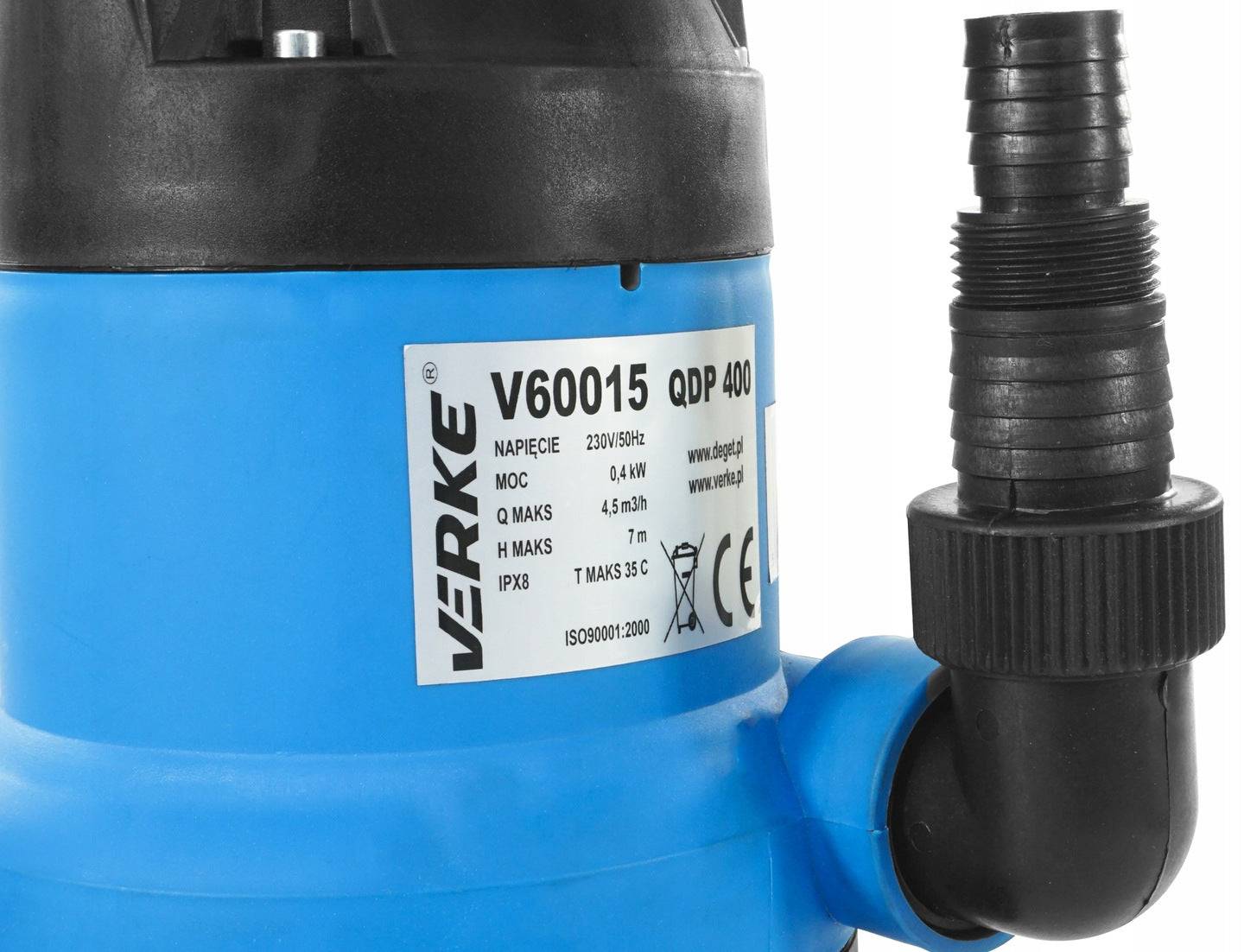 Importdistrib - Pompe  submersible vide cave Eaux propre Sales 400 W avec flotteur - Image 3