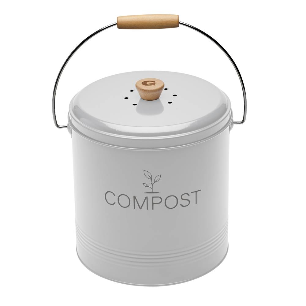 Guillouard - Seau compost rond blanc 8L - Image 2