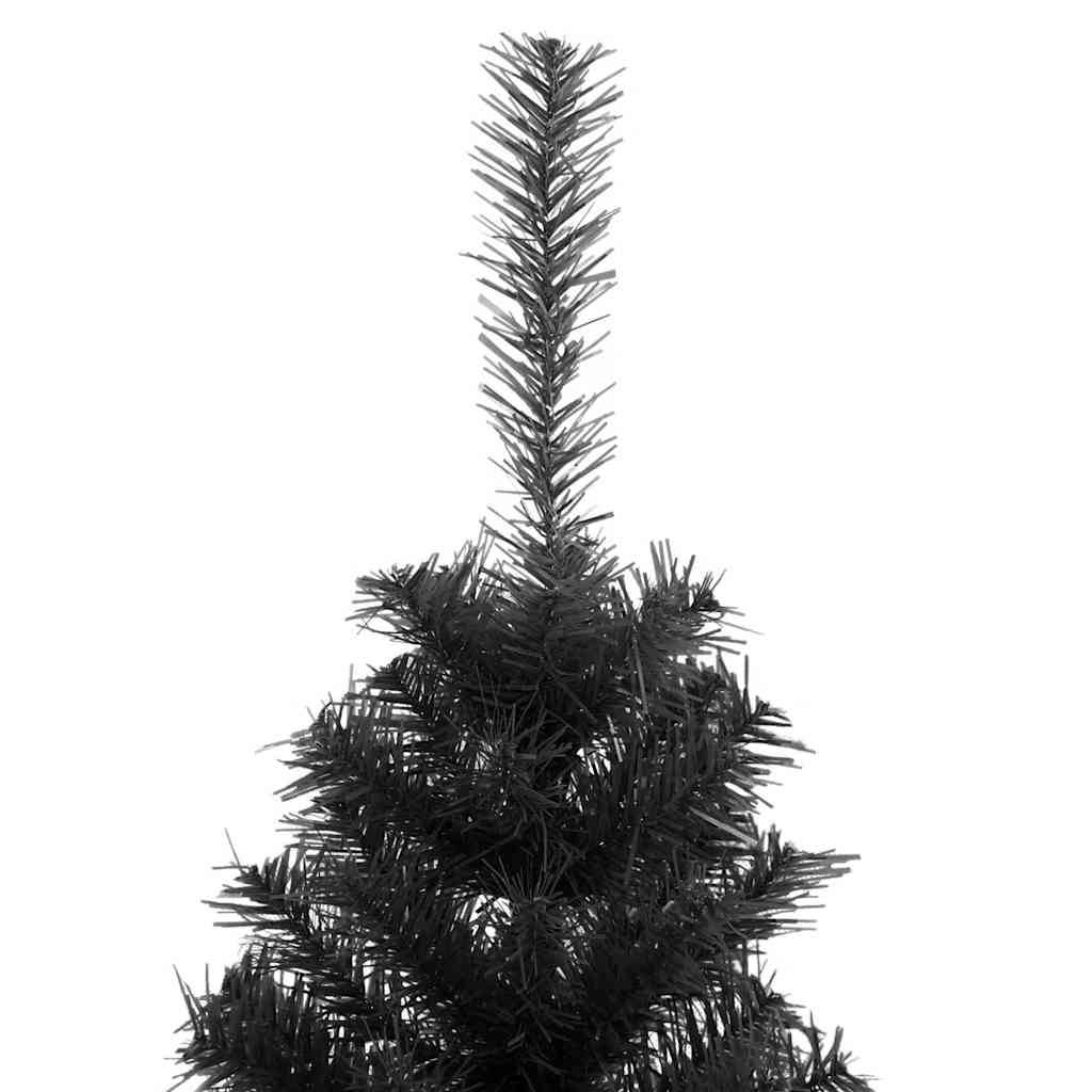 Vidaxl - Sapin de Noël artificiel avec support noir 150 cm PVC vidaXL 321000 - Image 4