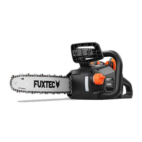 Tronçonneuse batterie sans fil 2x20V - FUXTEC FX-E2KSSET - longueur de coupe 35cm, batteries & double chargeur - Image 6