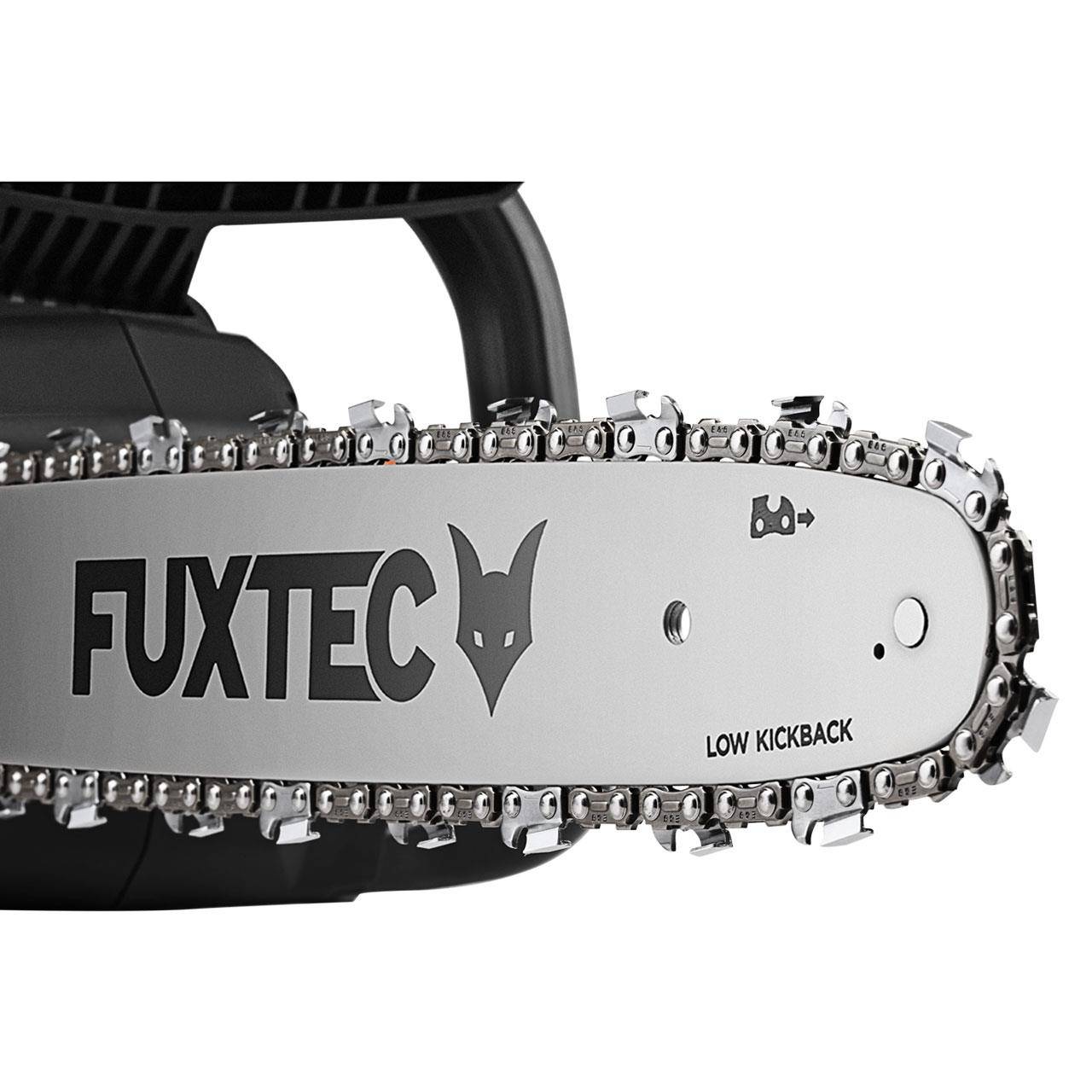 Tronçonneuse batterie sans fil 2x20V - FUXTEC  FX-E2KSSET - longueur de coupe 35cm, batteries & double chargeur - Image 3