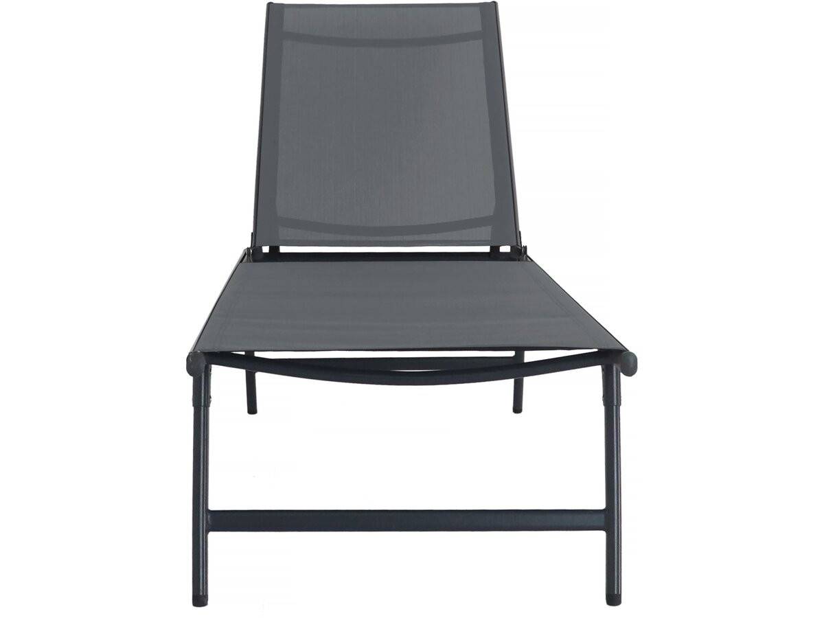 Lot De 2 Bains De Soleil En Métal "sublima" - 180 X 54 X 104 Cm - Anthracite -habitat Et Jardin - Image 4