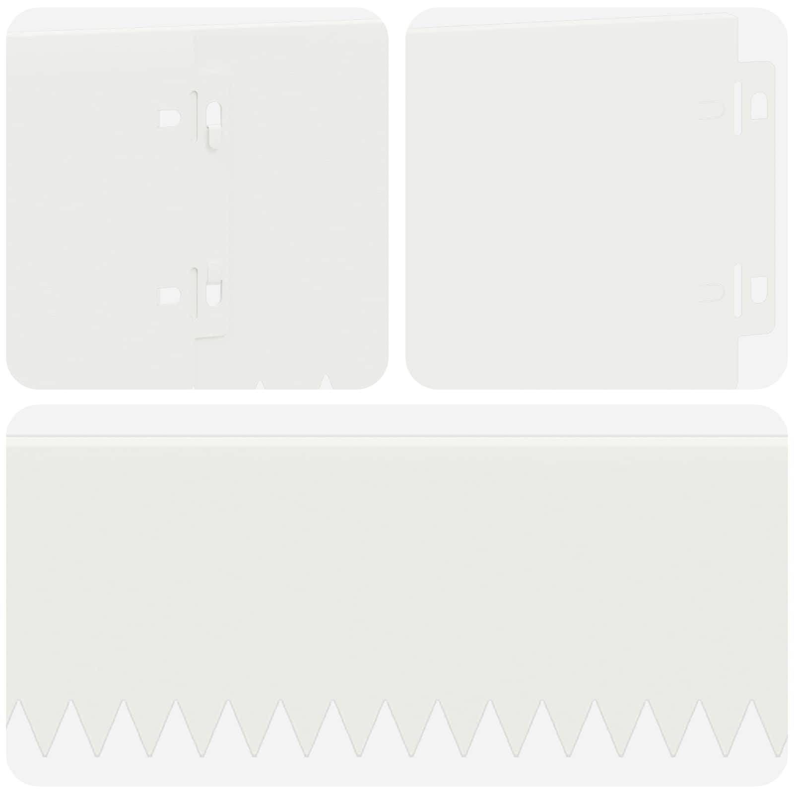 Bordure de pelouse acier extérieur séparation 10 pcs 103x15cm blanc - ComfortXL Outdoor Living - Image 7