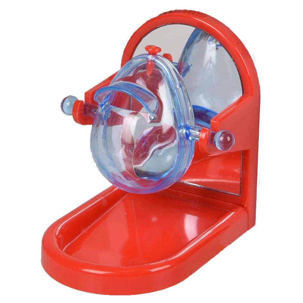 Flamingo - distributeur de friandises pour perruche. taille 10 x 7 x 8 cm. - Image 1