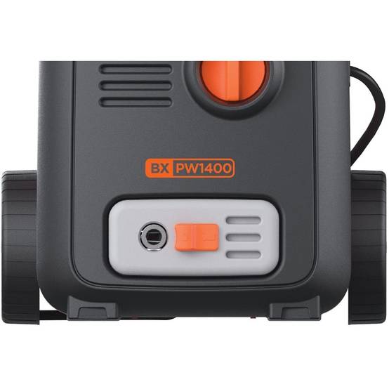 Black & Decker - Nettoyeur Haute Pression BLACK & DECKER 1400W COMPLET Enrouleur + Brosse Fixe + Brosse Terrasse 110 bar 390 L/h - Image 8