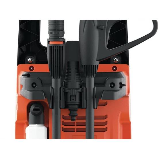 Black & Decker - Nettoyeur Haute Pression BLACK & DECKER 1400W COMPLET Enrouleur + Brosse Fixe + Brosse Terrasse 110 bar 390 L/h - Image 6