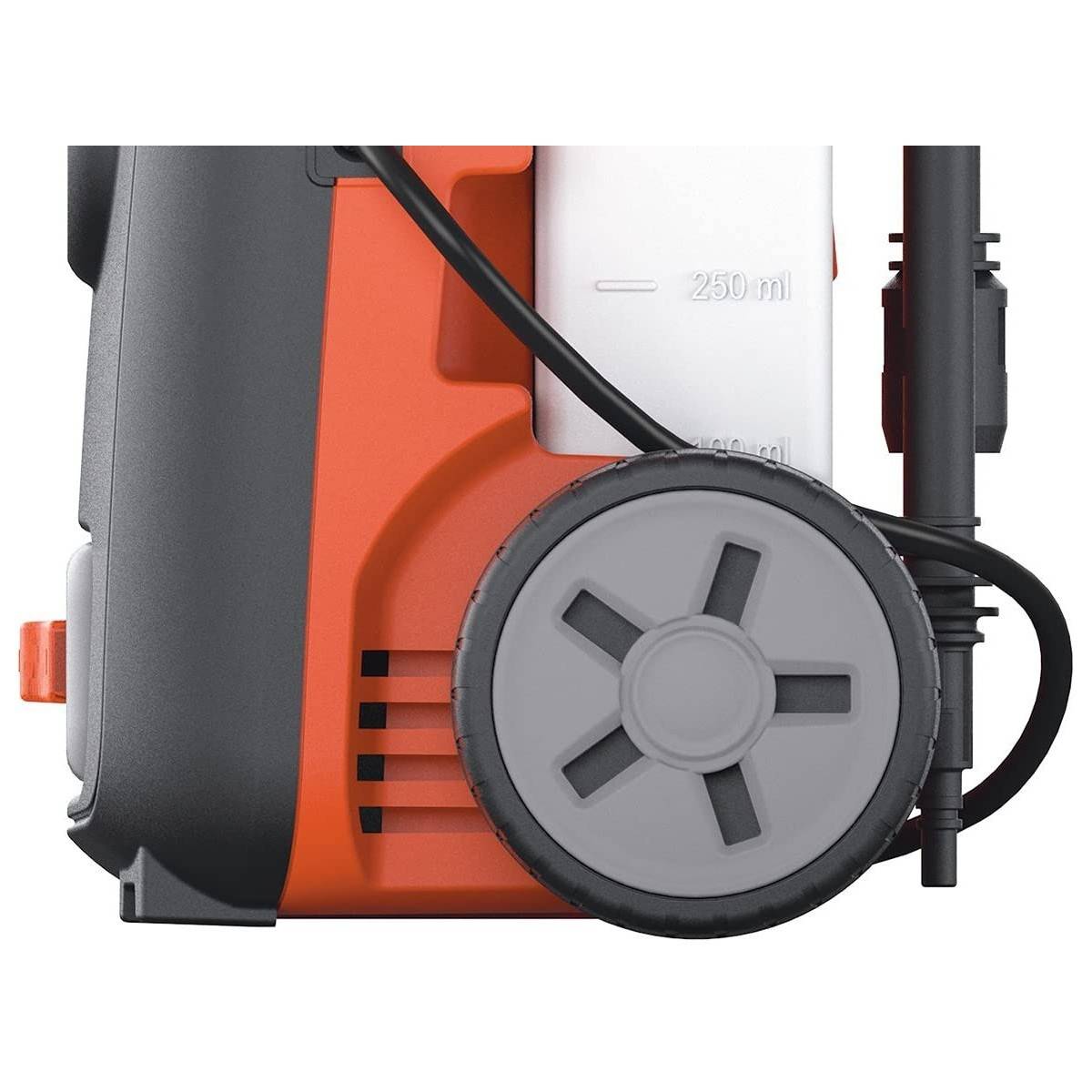 Black & Decker - Nettoyeur Haute Pression BLACK & DECKER 1400W COMPLET Enrouleur + Brosse Fixe + Brosse Terrasse 110 bar 390 L/h - Image 7