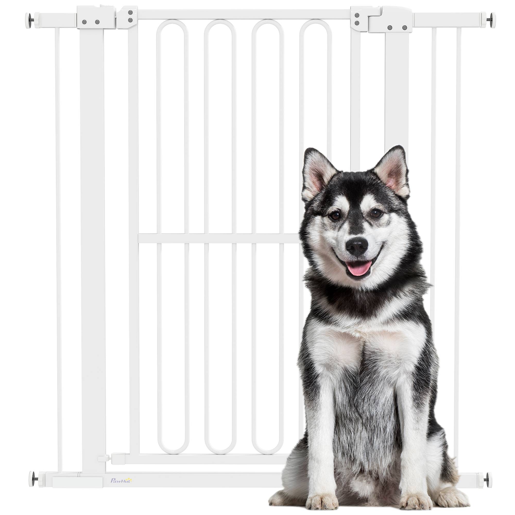 Sans Marque - Barrière de porte pour chien, 76-104 cm, sans perçage, pour escaliers - Image 1